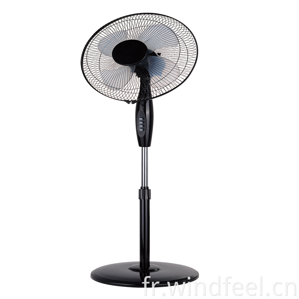 Ventilateur oscillant sur piédestal 16'' avec base robuste de 2,5 kg